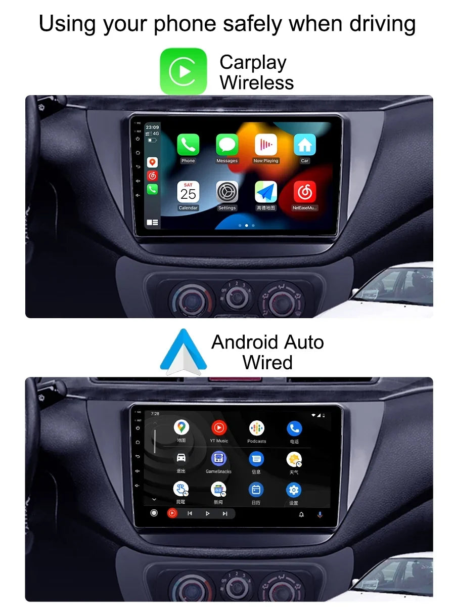 Carplay Car Radio Stereo For Mitsubishi Lancer 9 CS 2000 - 2010 GPS Navi Android Screen With Bluetooth Android Auto