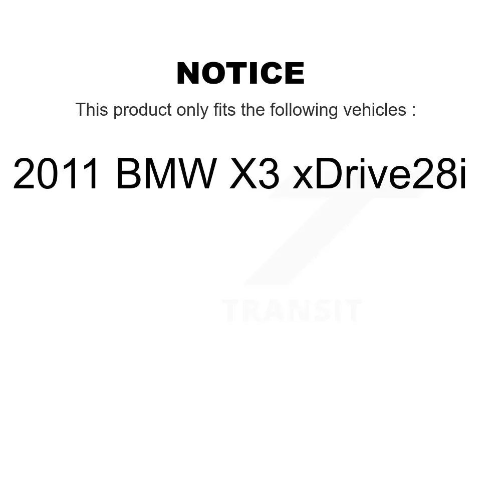 Transit Auto Front Semi-Metallic Disc Brake Pads Kit For 2011  X3 xDrive28i KNN-100380