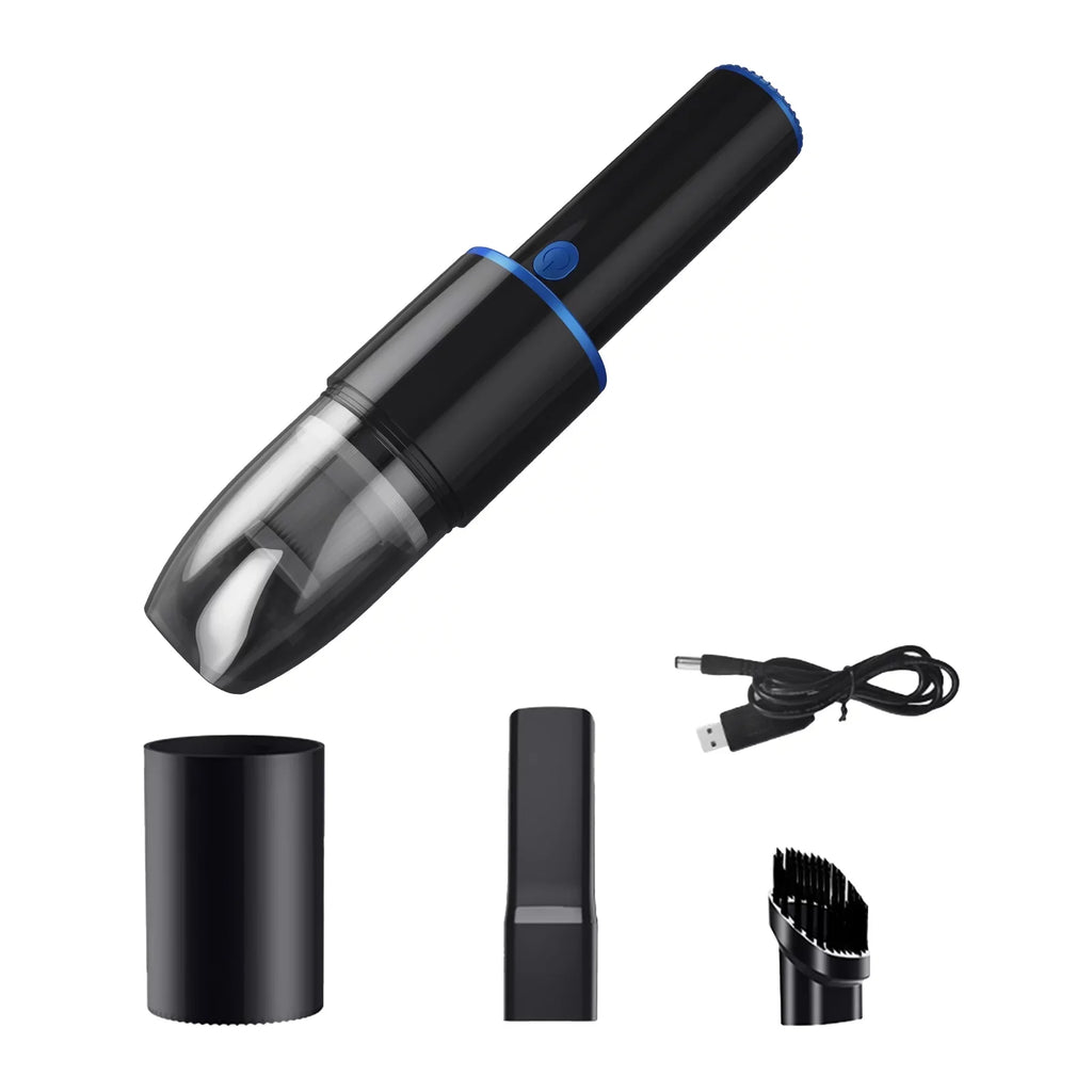 Anself 10000Pa Car Cleaner Portable  Handheld USB Cleaner 120W Strong Suction Cleaner for Pet Hair Dust Gravel Cleaning Home Office
