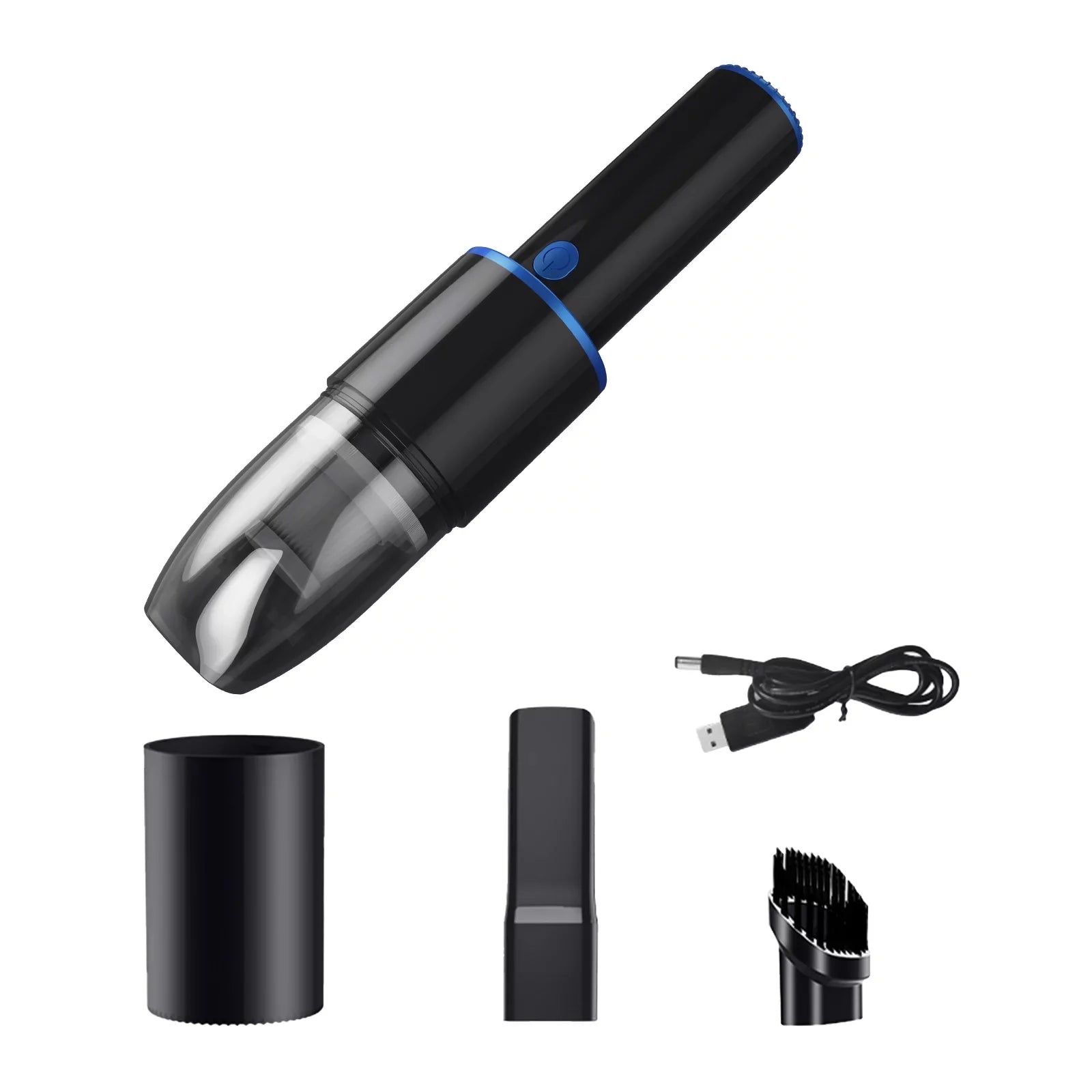 Anself 10000Pa Car Cleaner Portable  Handheld USB Cleaner 120W Strong Suction Cleaner for Pet Hair Dust Gravel Cleaning Home Office