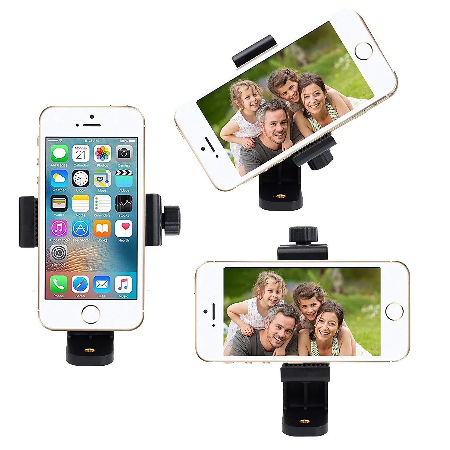 Foto&Tech 4in1 Wireless Remote Control Camera Video Shutter Release Selfie appropriate with iPhone 11 XR XS X 10 8 8+ 7 7+ 6 6s+ 5S 5C iPad Air Mini  Galaxy S10 S9 Edge S5 HTC Smartphone (White)
