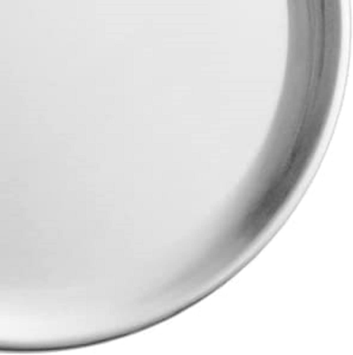 TrueCraftware- Set of 6 Aluminum 8” Pizza Tray Pan Coupe Style - Bakeware Round Pizza Pan Pizza Tray Baking Tray Round Baking Tray for Home Kitchen Pizzeria & Restaurants