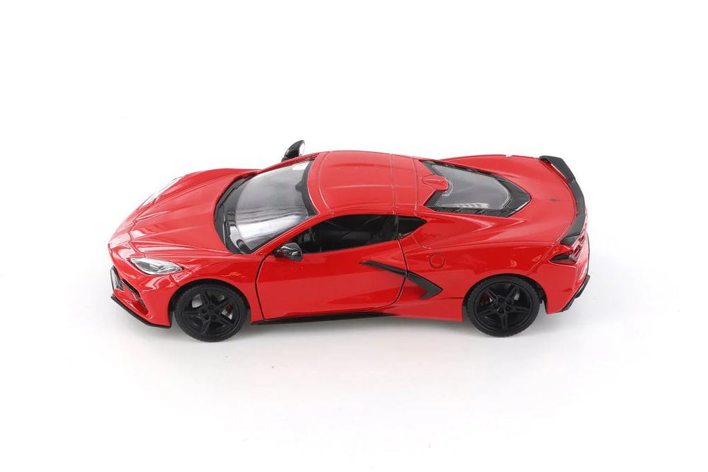 2020 Chevy Corvette C8 Stingray, Red - Showcasts 79360/16D - 1/24 scale Diecast Model Toy Car