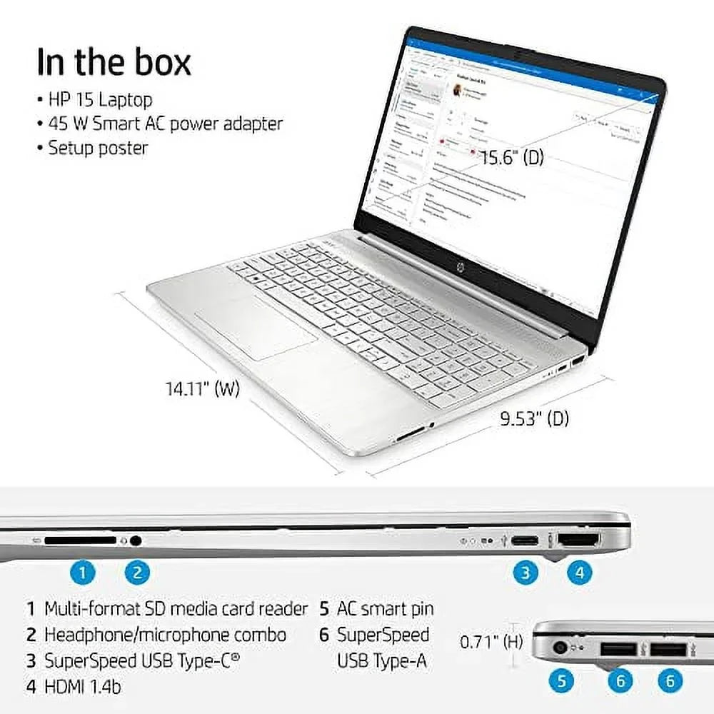 2023 Newest 15.6’’ FHD Screen Laptop, Quad Core  i5-1135G7 (Beat i7-1065G7,Upto 4.2GHz), Iris Xe Graphics, 8GB RAM, 512GB SSD, HD Webcam, WiFi 6, 9+ Hours Battery, Winows 11+Marxsolcables