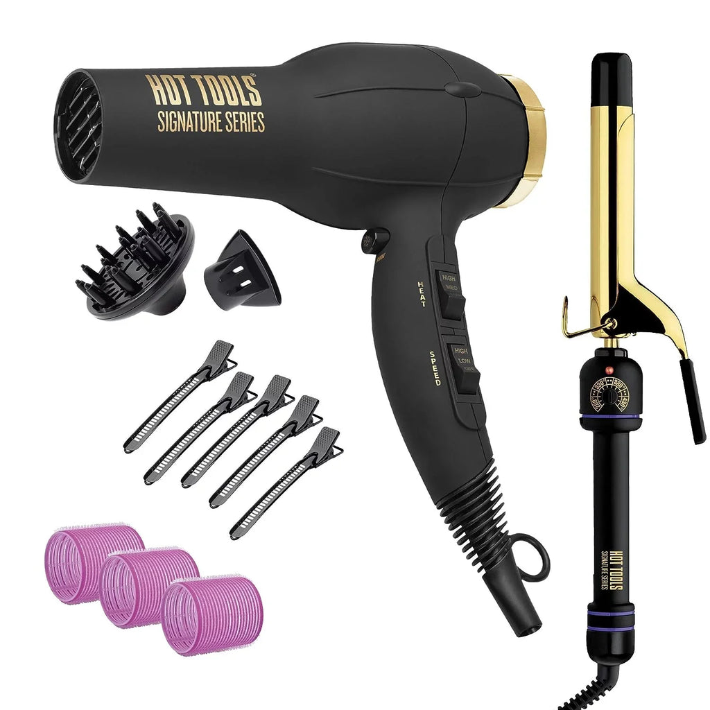 Volume Styling Kit Box Bundle. Hot Tools Signature Series 13 Pc