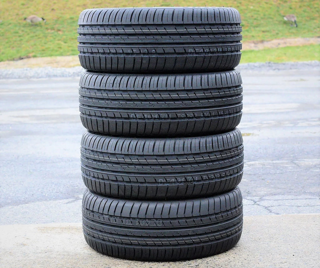 Set of 4 (FOUR) Cosmo MuchoMacho 225/50R17 ZR 98W All Season High Performance Tires Fits: 2012-15 Chevrolet Cruze LT, 2012-18  Focus Electric