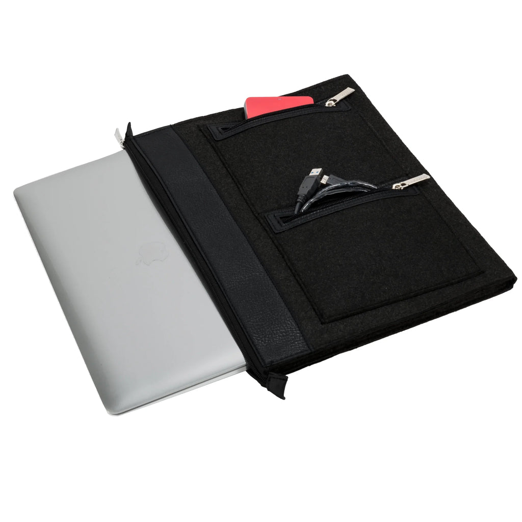 Exo Trim Protective Wool Felt Laptop Sleeve for , , , ,
