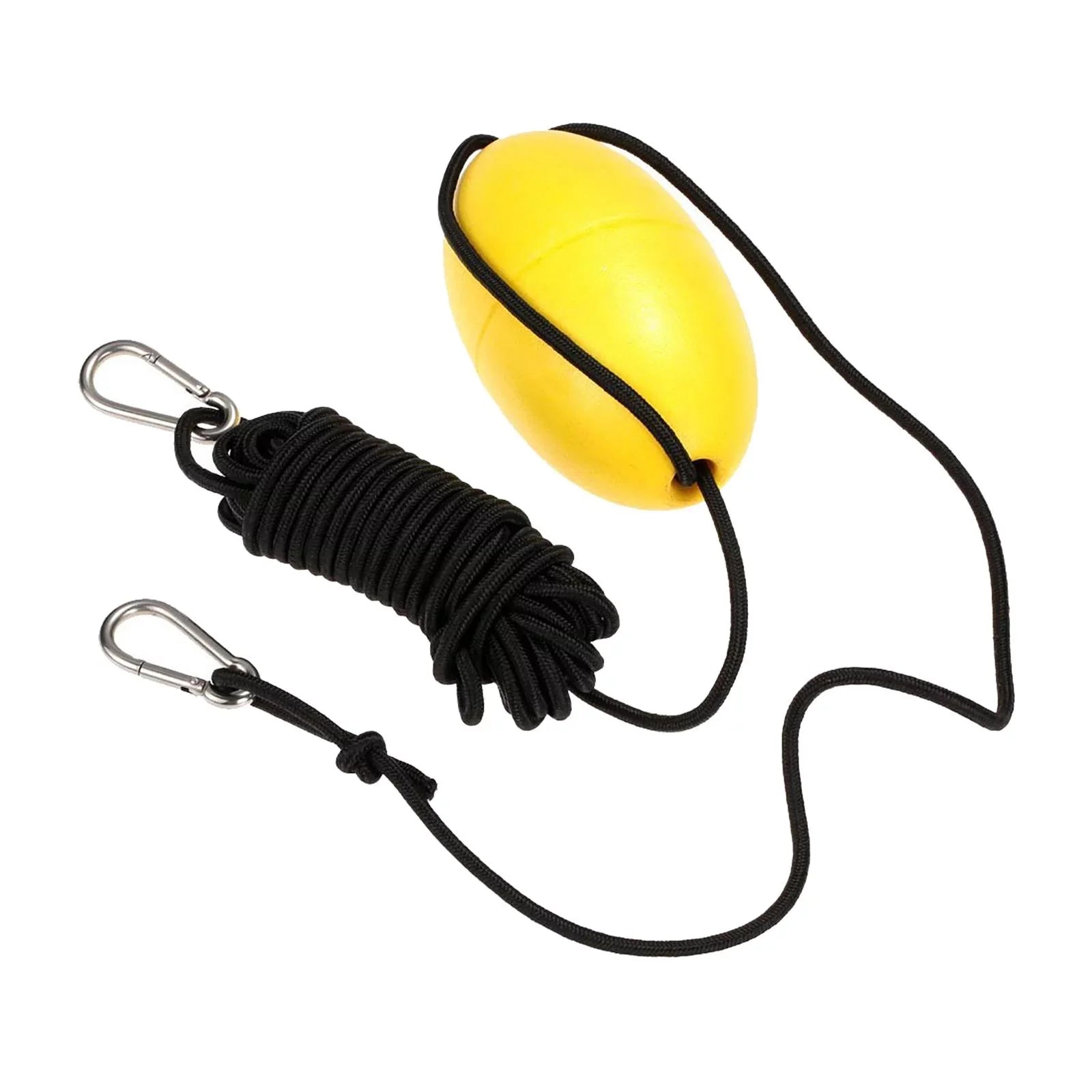BAOSITY 5xDrift Anchor Rope W/ Anchor Buoy 9.1M Rope Length for Inflatable craft Yellow