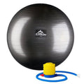 Professional Grade Exercise Stability Ball, Black. Black Mountain Products  55 cm