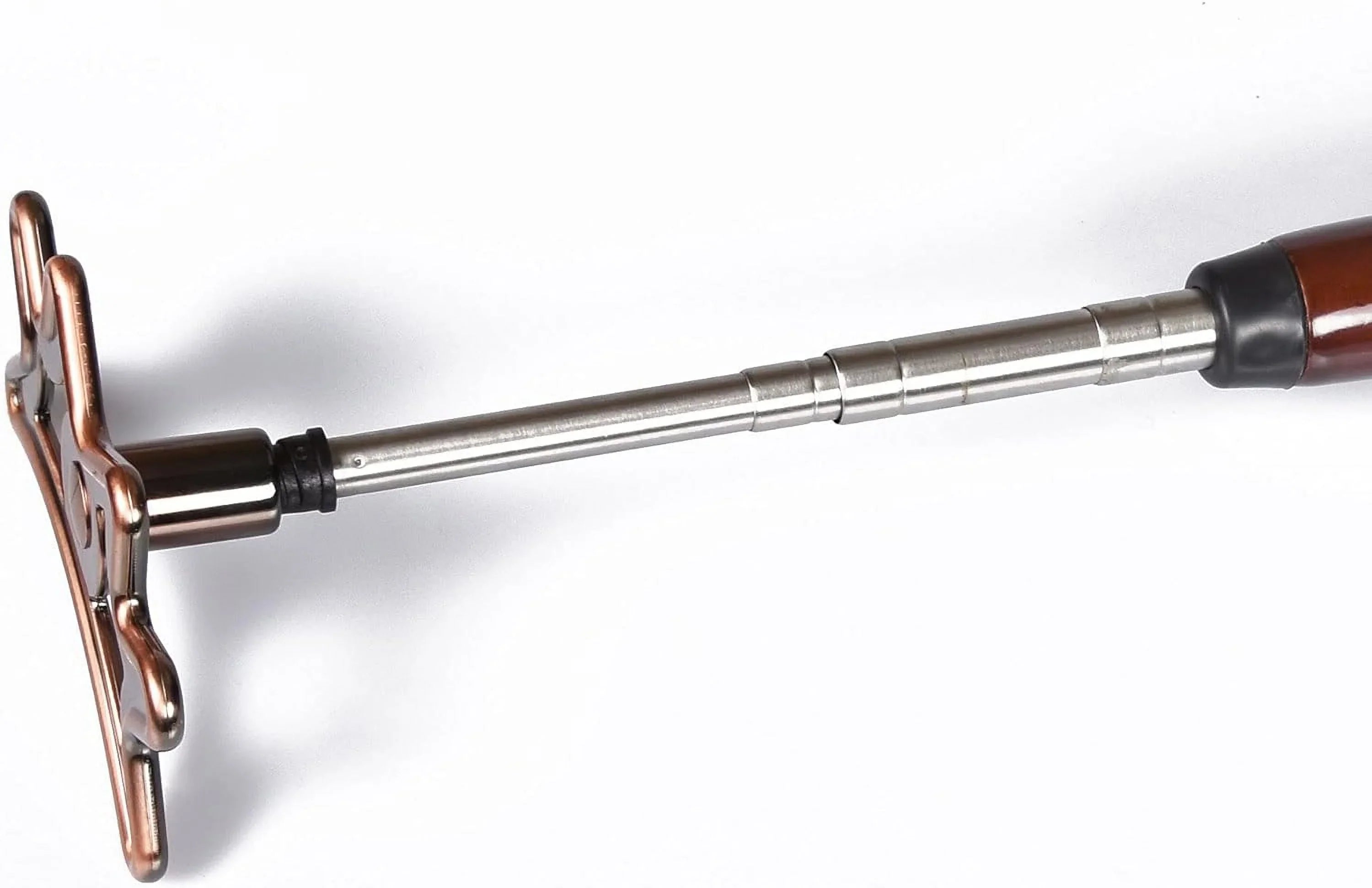 ISPIRITO Billiard Bridge Retractable Pool Stick with Removable Bridge Head Portable Design Screw on Bridge Head Pool Cue Accessory