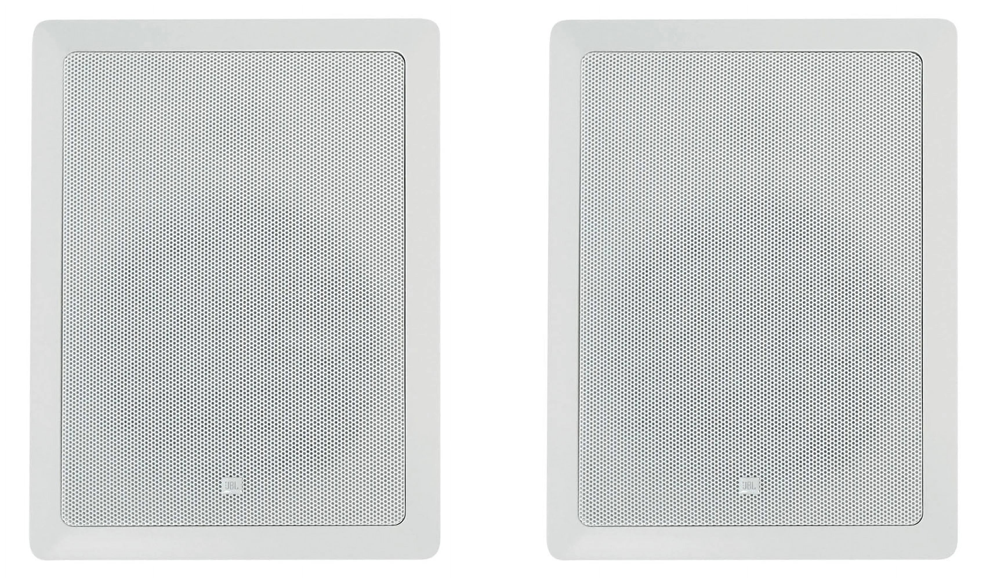 (4) JBL CONTROL 128 WT 8" 50w Commercial 70v In-Wall Speakers+Amp For Restaurant