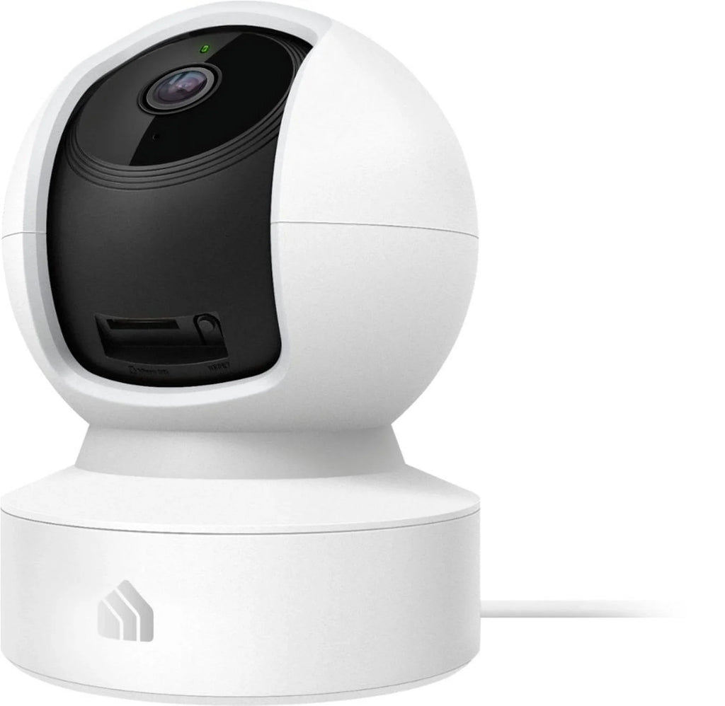 Pre-Owned TP-Link Kasa Spot Pan Tilt Indoor 1080p Wi-Fi Wireless Camera KC115 -Black/White (Fair)