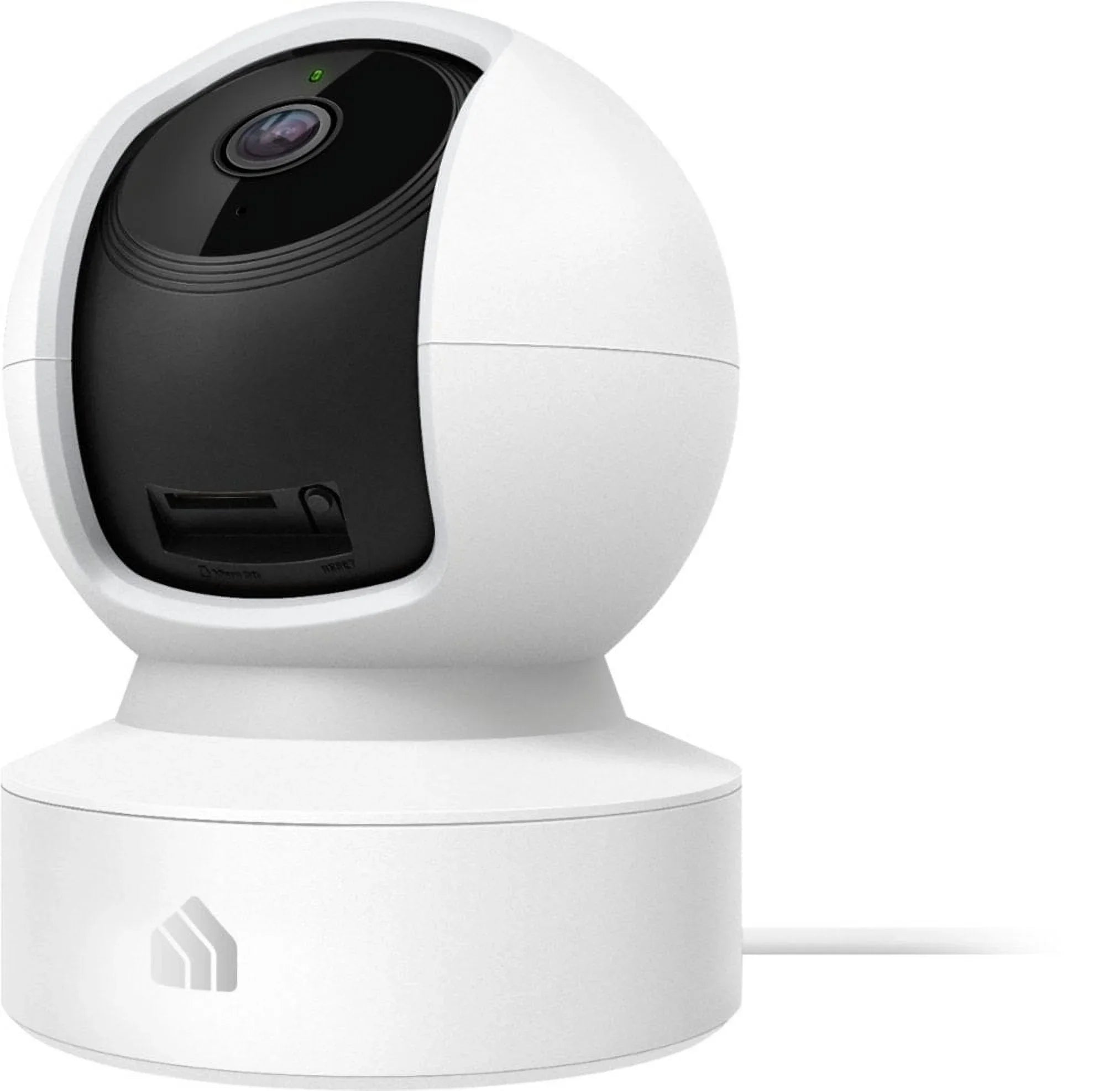 Pre-Owned TP-Link Kasa Spot Pan Tilt Indoor 1080p Wi-Fi Wireless Camera KC115 -Black/White (Fair)