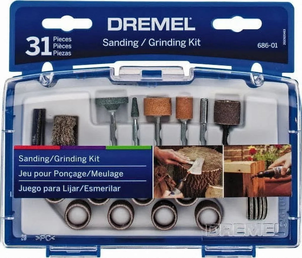 Dremel 686-01 Sanding/Grinding Rotary Tool Mini Accessory Kit