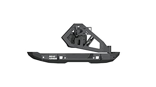 Road Armor 5183R1B-Tc 18-C Jeep Wrangler Jl Stealth Rear Bumper W/ Tire Carrier Fits select: 2021 JEEP WRANGLER UNLIMITED SPORT, 2018-2019 JEEP WRANGLER UNLIMITED SAHARA