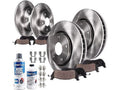 Front and Rear Brake Pad and Rotor Kit - matching with 2012 - 2017  Camry 2013 2014 2015 2016