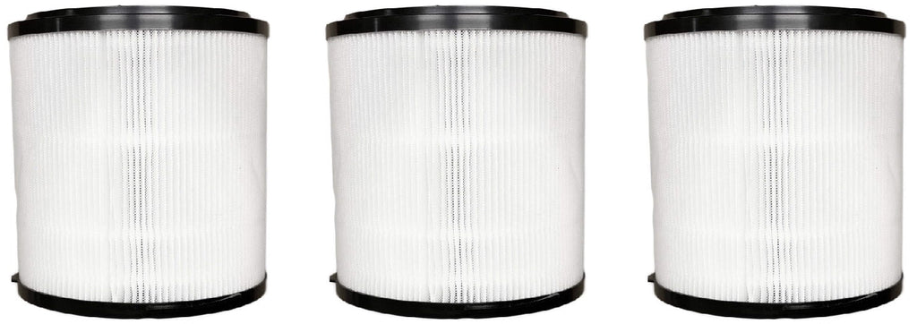Nispira 3-in-1 True HEPA H13 Filter Replacement appropriate with SilverOnyx 5-Speed Black 16" Air Purifier with Ionizer and UVC Sanitizer Model 8541832765 500 sq ft 3 Filters