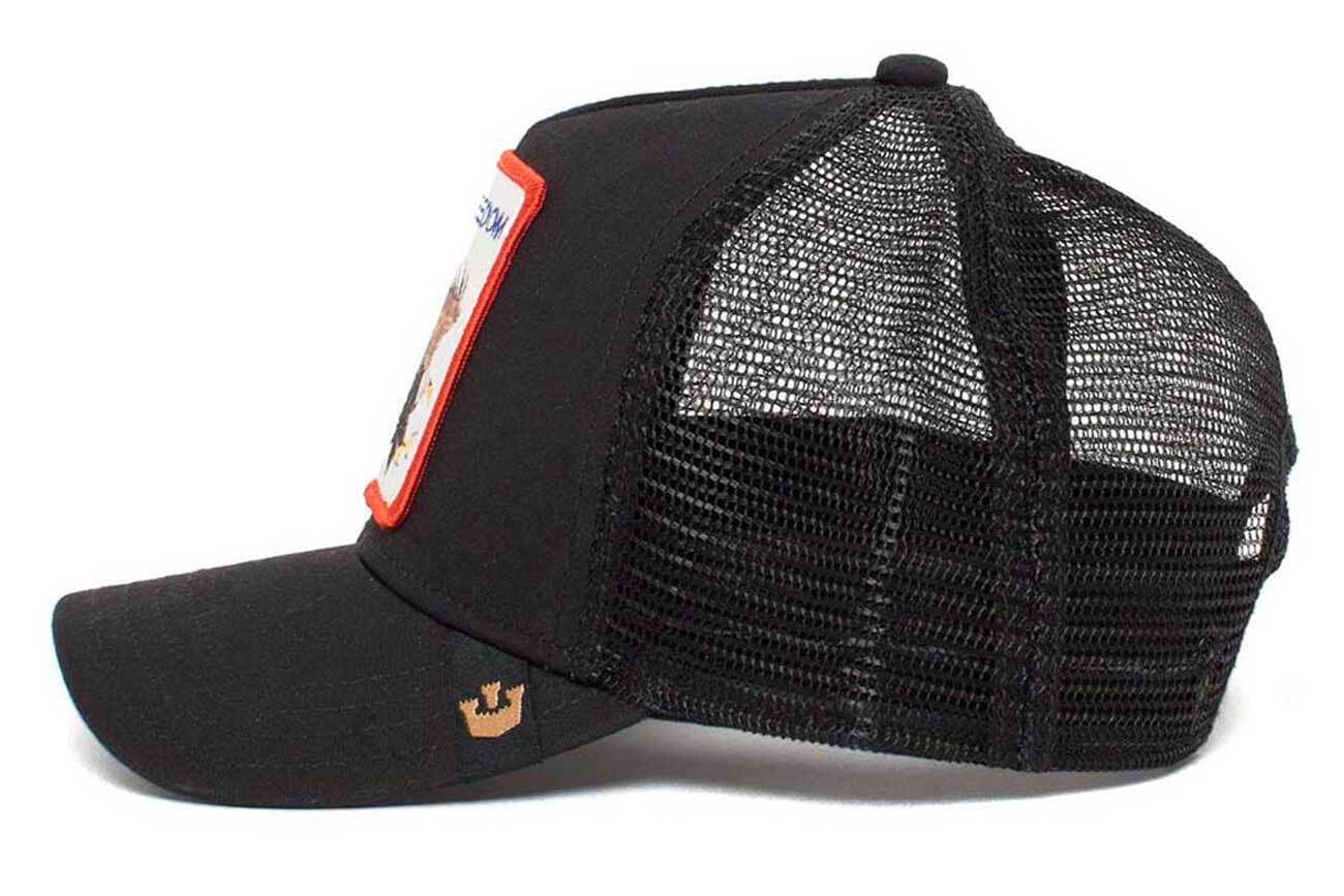 The Freedom Eagle Trucker Cap, Black. Goorin Bros