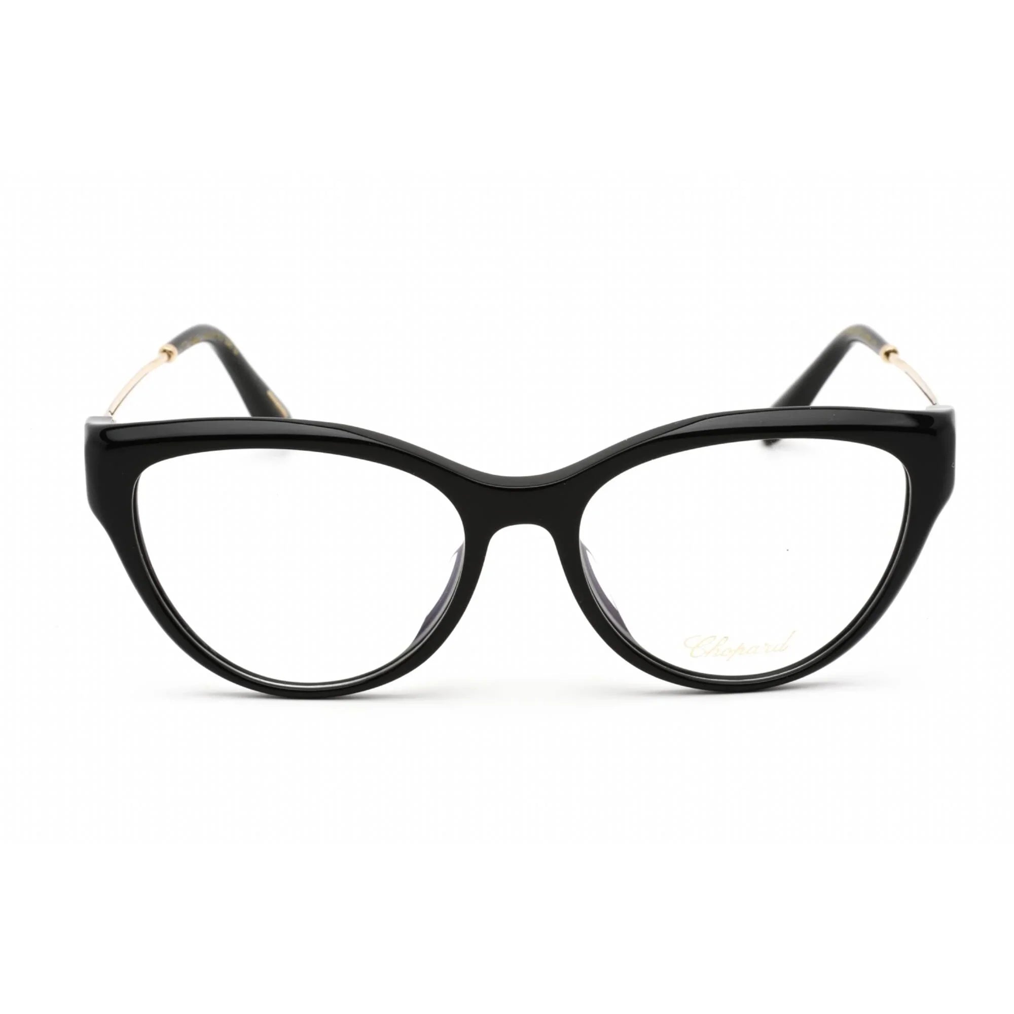 Chopard VCH323S 0700 Women's Black/Gold Plastic Frame Eyeglasses