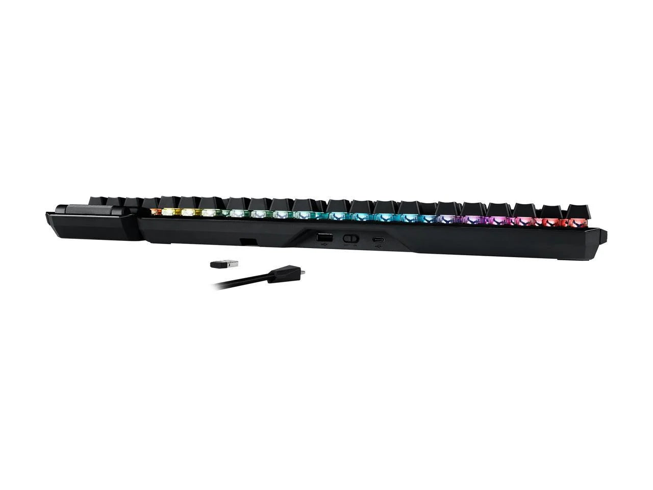MA02 ROG Claymore II Wireless Modular Gaming Mechanical Keyboard with ROG RX Blue Switches, detachable numpad & wrist rest
