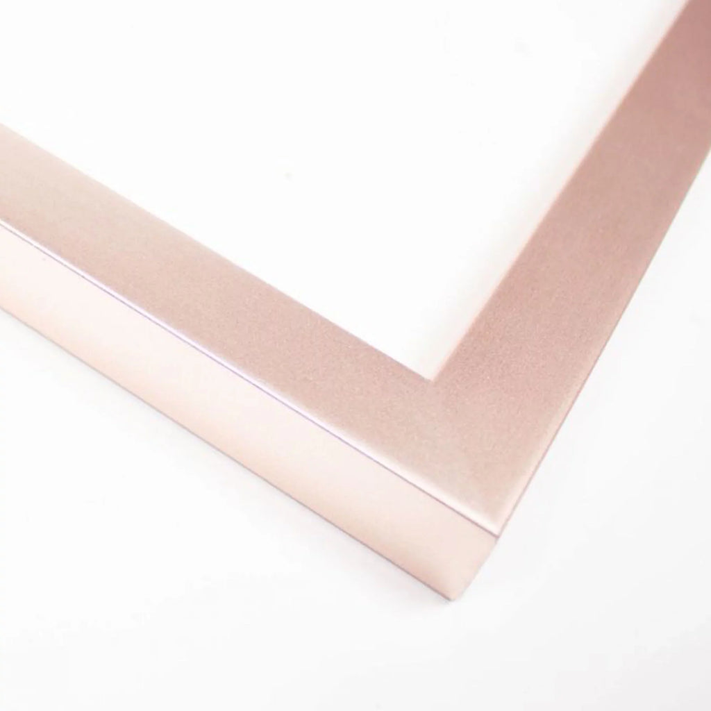 24x30 Puzzle Frame Kit with Glue Sheets  | Rose Gold Scandanavian Picture Frame | Real Wood with UV