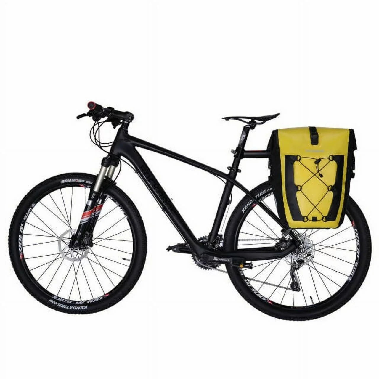 ROCKBROS Multifunction Road MTB Mountain Bike Bag Bicycle Pannier Rear Seat Trunk Bag 20-27L Yellow
