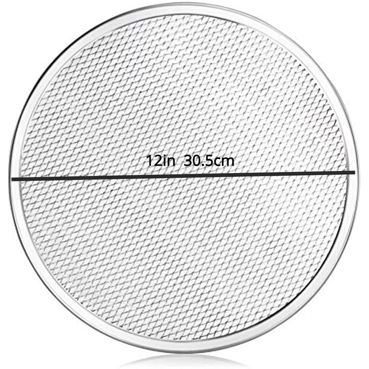 1pc, Restaurant-Grade Aluminum Pizza Baking Screen, Perfect For Pizzerias & Restaurants, Evenly Bakes Pizza & Shortens Bake Time! Seamless Aluminum Pizza Screen, Baking Tools, Kitchen Gadgets, Kitchen