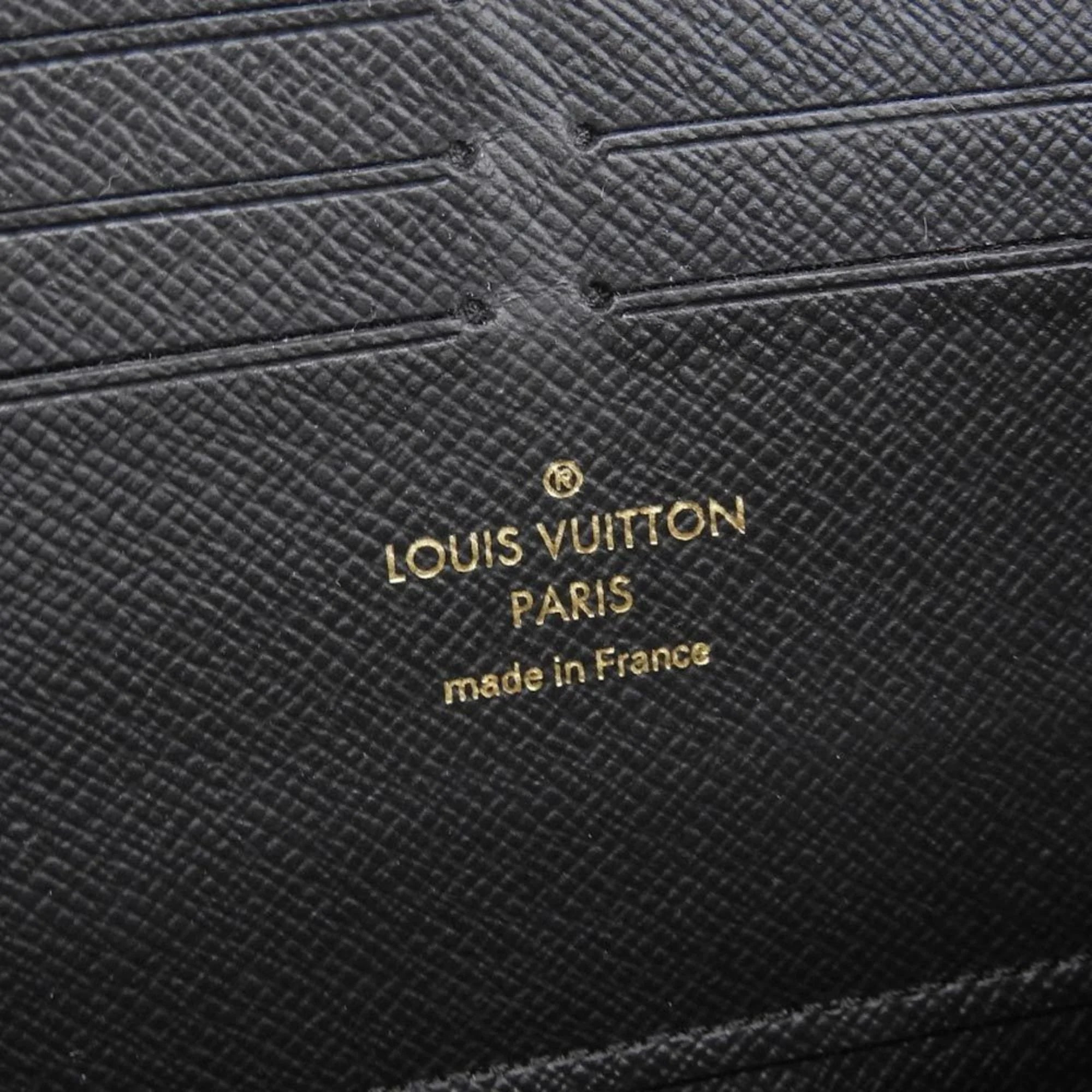Pre-Owned Louis Vuitton LOUIS VUITTON Monogram Zippy Retiro Round Long Wallet Noir M61855 (Good)
