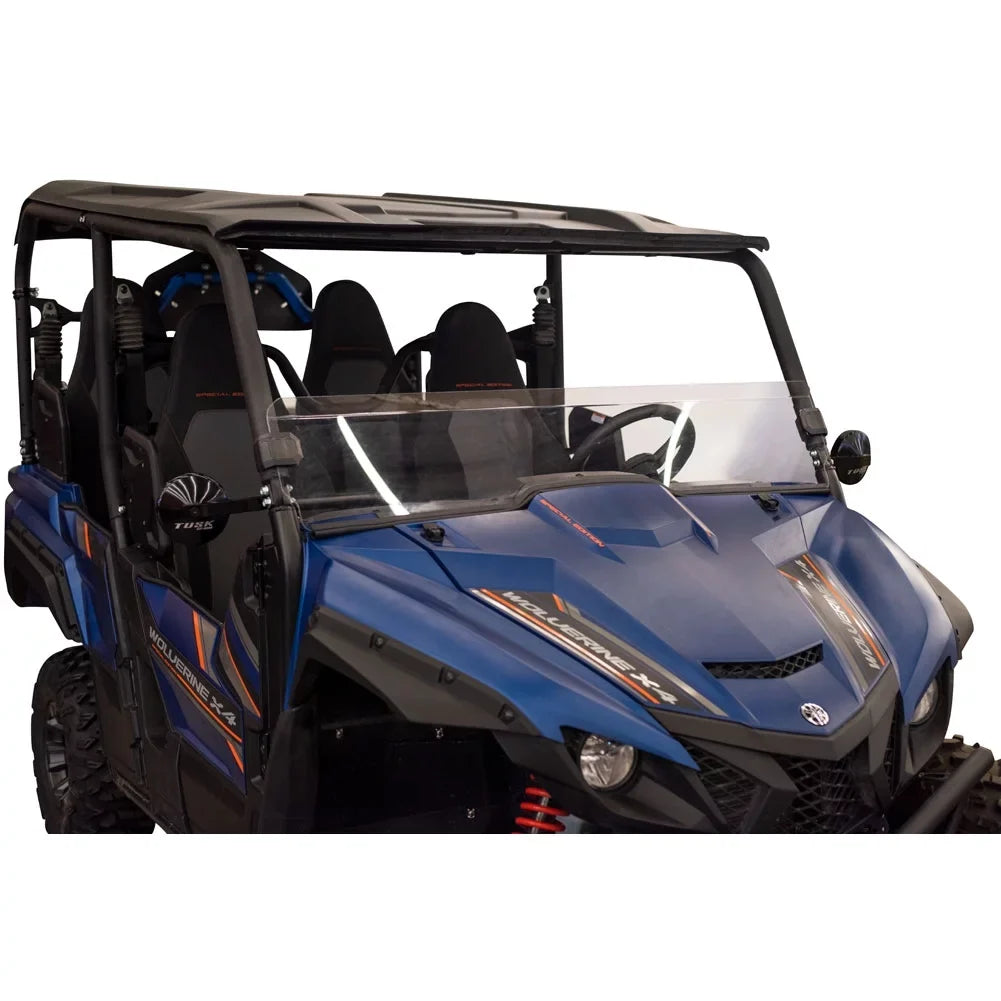 Tusk Removable Half Windshield Clear - Scratch protected For Yamaha Wolverine X4 XT-R 2020