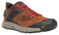 Refurbished Danner Trail 2650 Leather Hiking Shoes for Men - Brown/Red - 10.5M