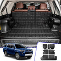 Fit 2010-2023  4Runner 7 Seats Trunk Mat Cargo Liner 4 Runner Accessories (Fit 2nd&3rd Row)