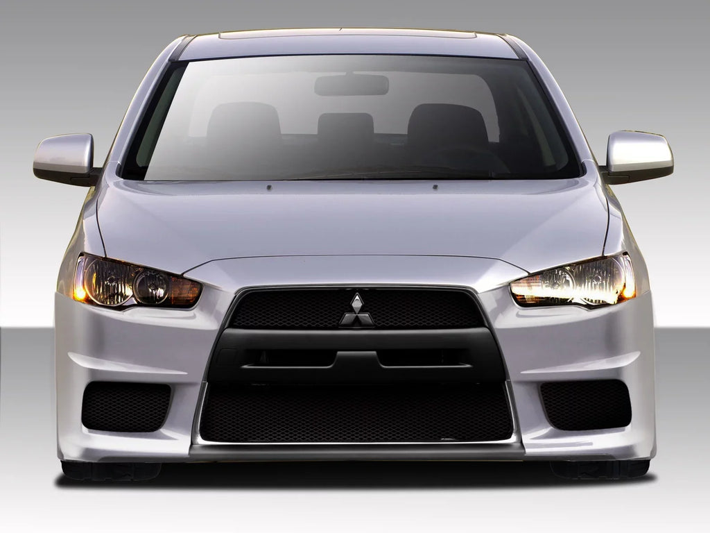 2008-2017 Mitsubishi Lancer Duraflex Evo X V3 Front Bumper wrap - 1 Piece