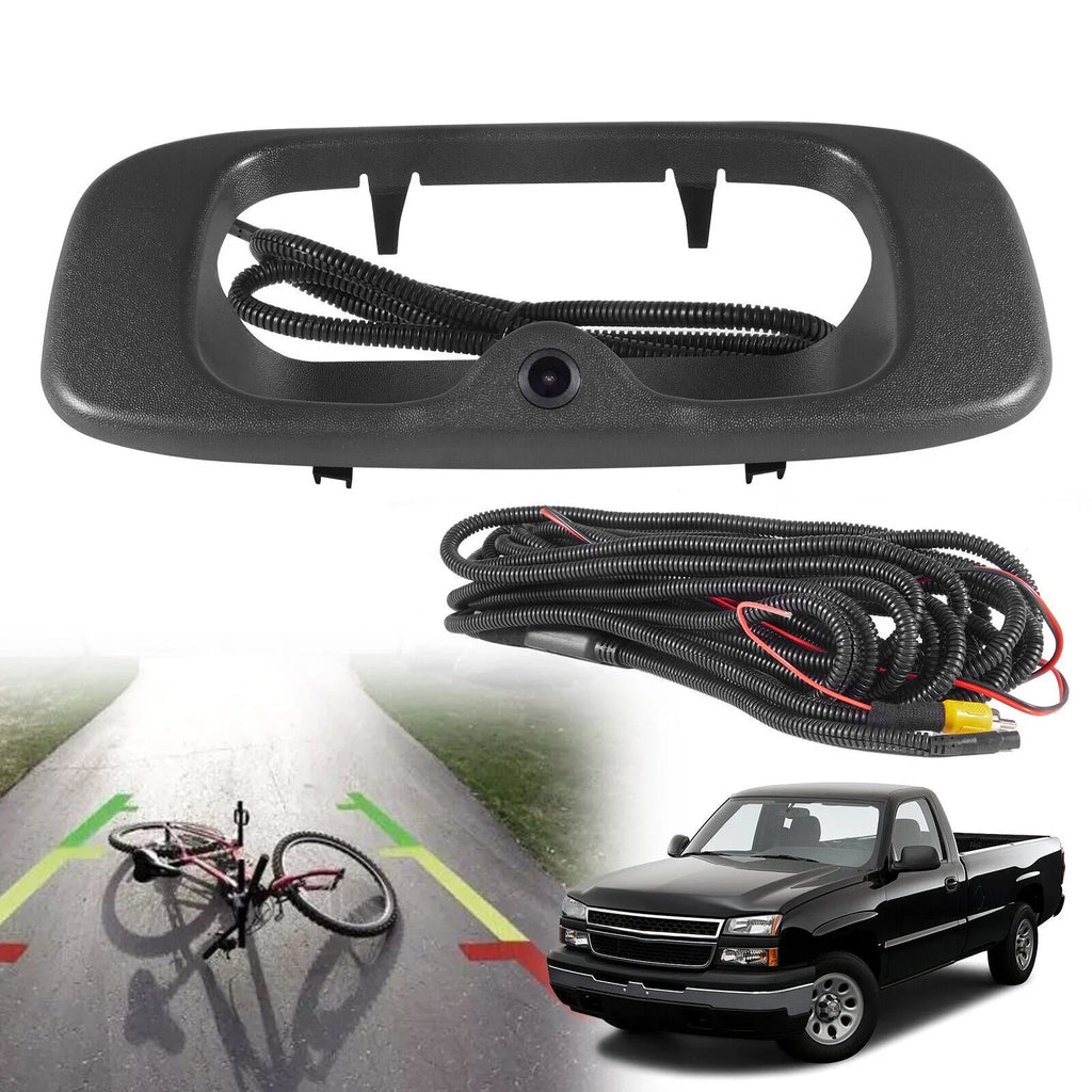 Rear View Backup Tailgate Handle Camera for 1999-2006 Chevy Silverado GMC Sierra