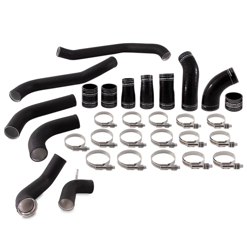 Mishimoto MMICP-F35T-17KWBK Intercooler Pipe Kit appropriate With  F-150 Raptor 2017+ Wrinkle Black