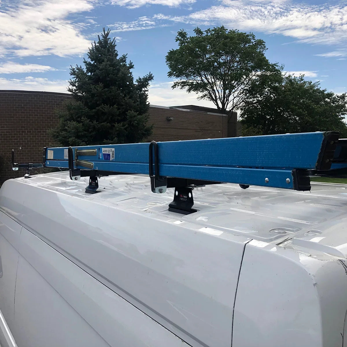 Vantech Heavy Duty 3 Bar Ladder Roof Rack Fits:  Transit Cargo Van High Roof