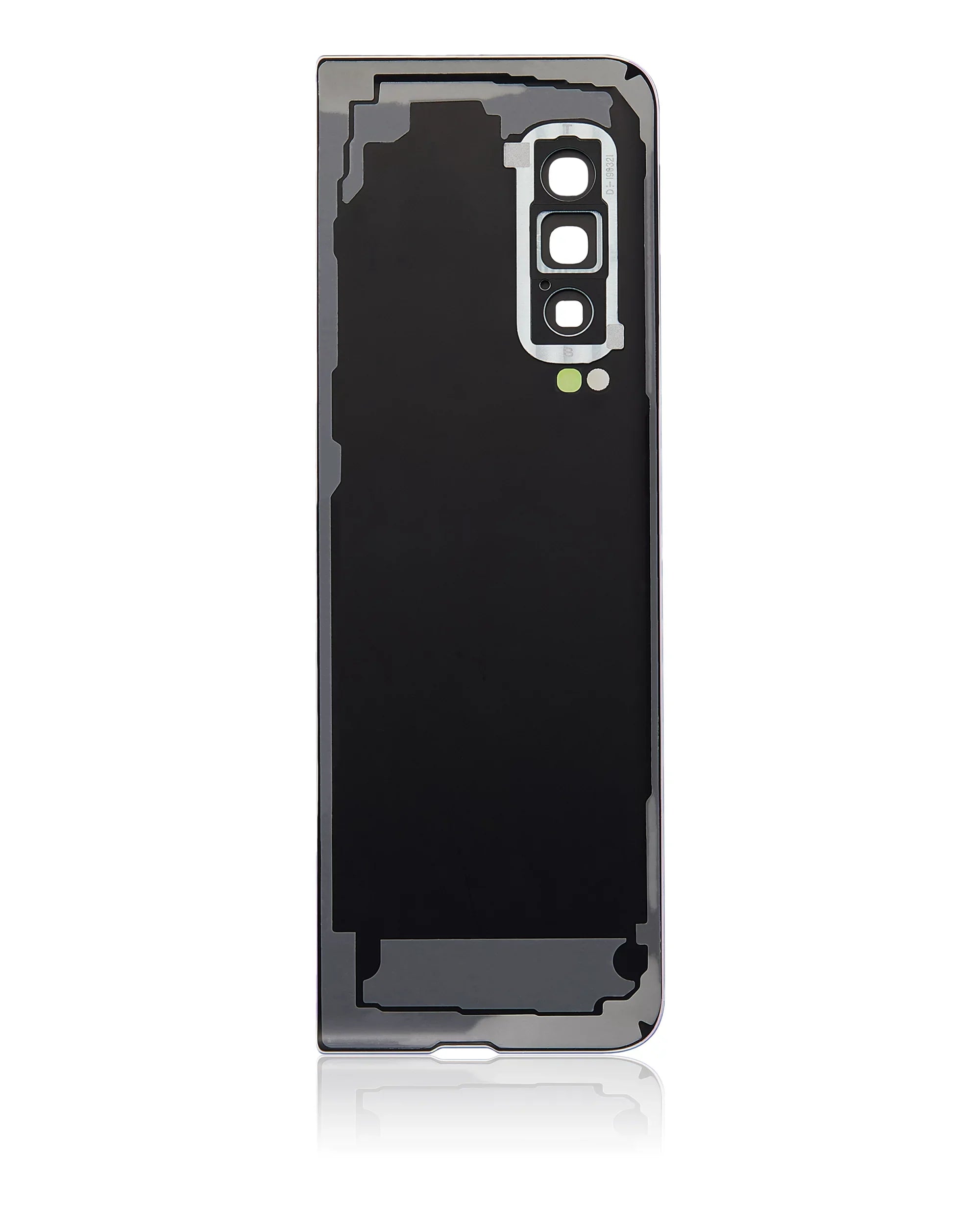 Replacement Back shield Glass With Camera Lens appropriate For  Galaxy Fold 4G (F900) (Aftermarket Plus) (Space Silver)