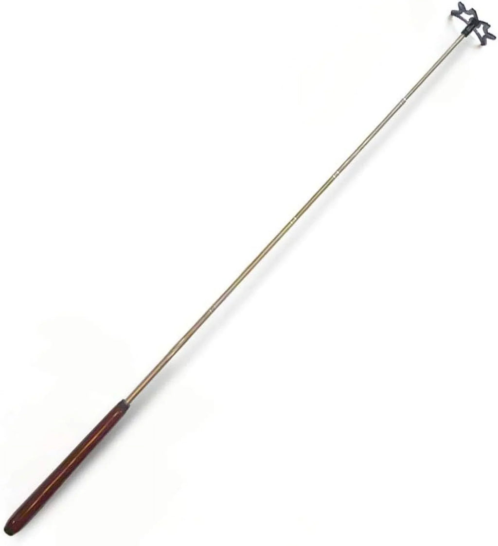 ISPIRITO Billiard Bridge Retractable Pool Stick with Removable Bridge Head Portable Design Screw on Bridge Head Pool Cue Accessory