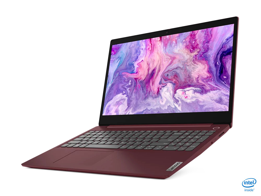 Restored  81WE00L5US IdeaPad 3 15IIL05 15.6" FHD i5-1035G1 1GHz  UHD Graphics 8GB RAM 256GB SSD Win 10 Home Cherry Red (Refurbished)