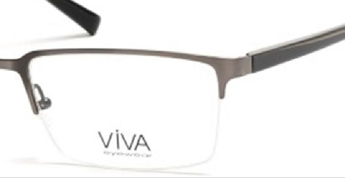 Viva Men's VV4025 Glasses- Gray 009 Matte Gun Metal Size