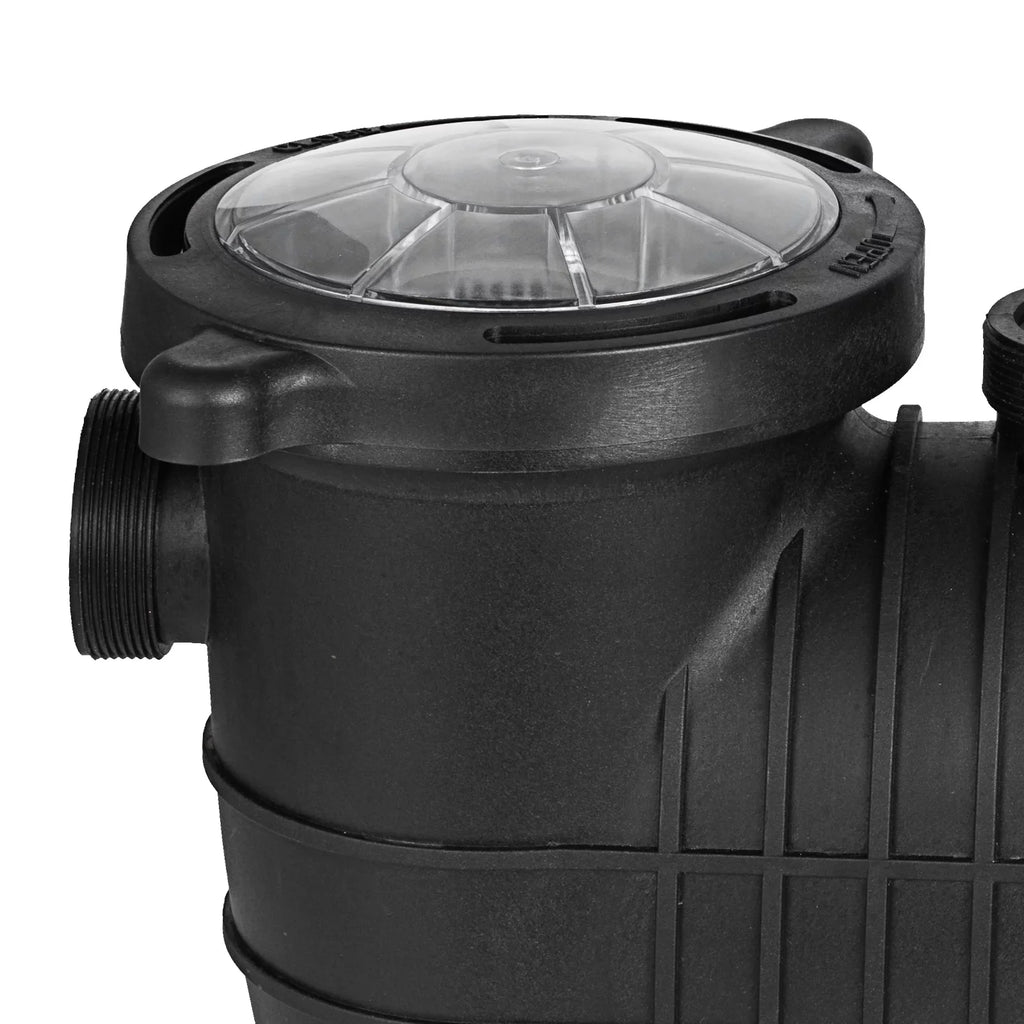 SHZOND 1.5HP Swimming Pool Pump, Dual Voltage 115/230V High Flow Pool Pump, 108 GPM Above Ground Pool Pump wIth Large Strainer Basket, 2Pcs 1-1/2NPT Connectors