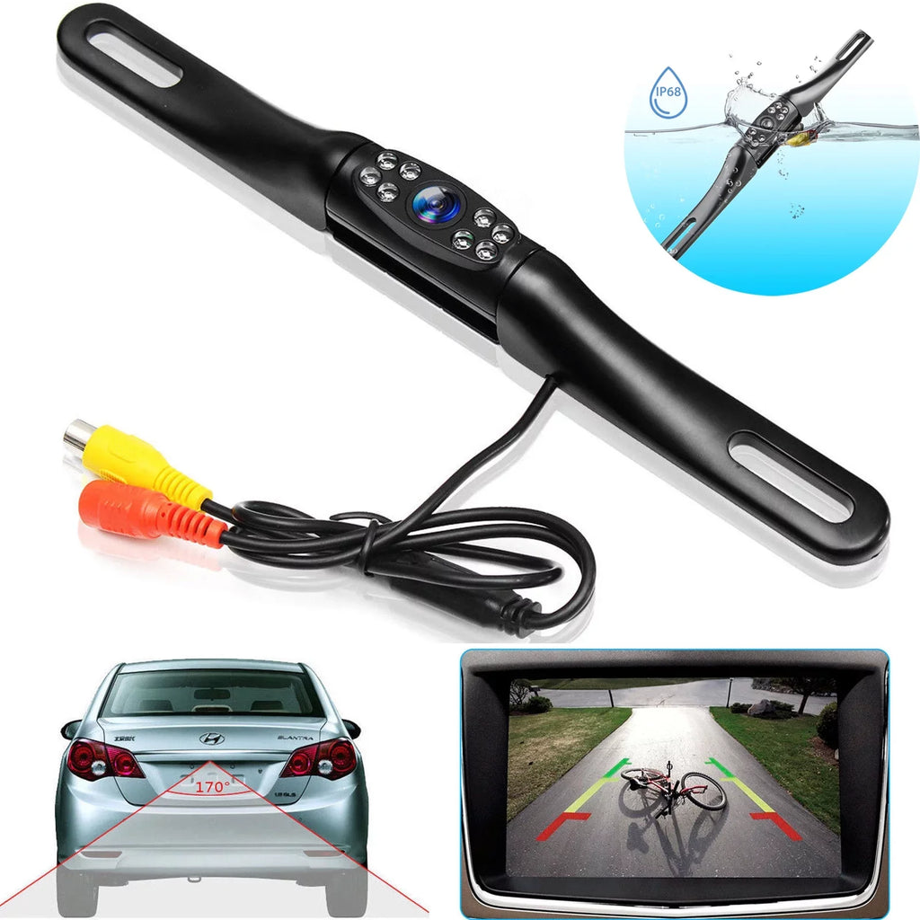 Backup Camera Wireless Car Rear View HD Parking System Night Vision + 5" Monitor