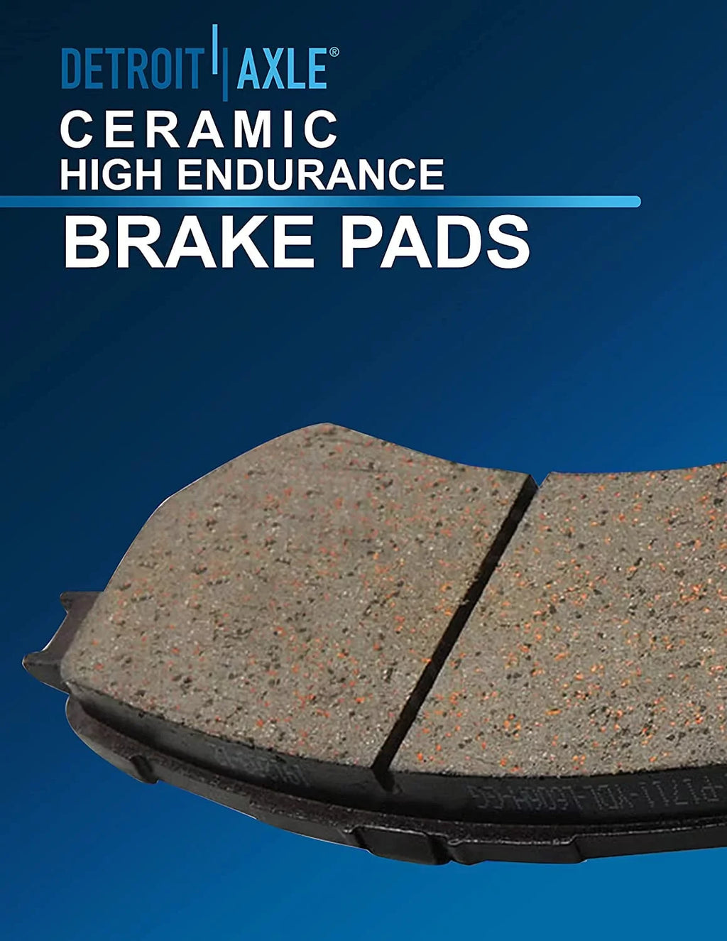 Detroit Axle - Front Brake Kit for 2009-2019  Corolla Matrix Pontiac Vibe, 2008-2014 Scion xD Replacement 2009 2010 2011 2012 2013 2014 Disc Brake Rotors Ceramic Brakes Pads