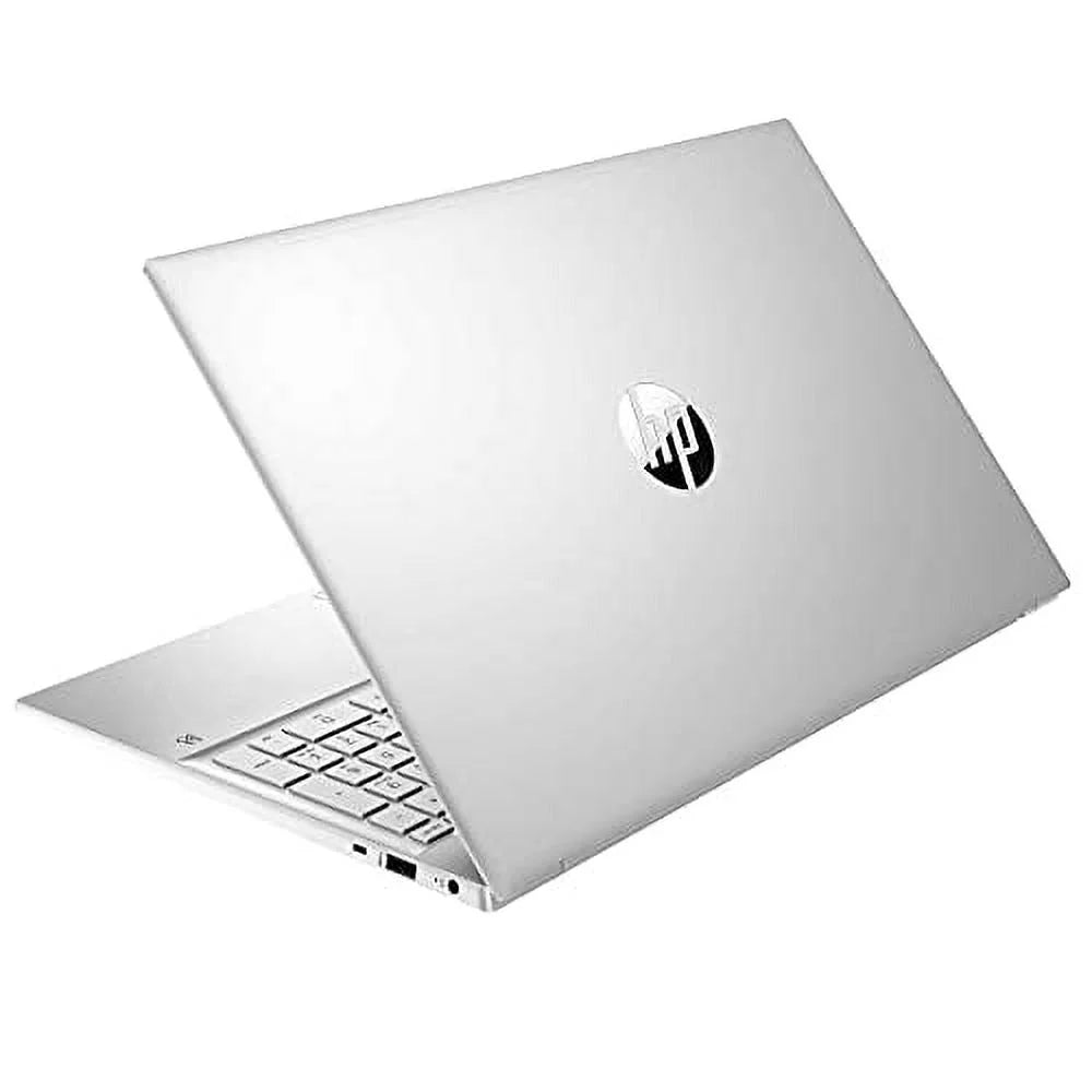 2021  Pavilion 15.6in FHD Touchscreen Laptop 11th Gen 4-Core  i5-1135G7 16GB DDR4 512GB NVMe SSD Iris Xe Graphics Backlit Keyboard Windows 10 Home w/ RATZK 32GB USB Natural Silver 15-EG0053CL