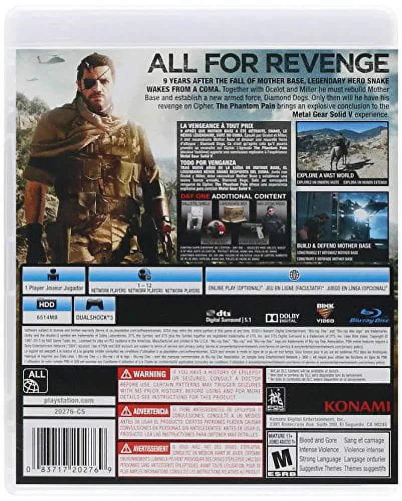 Metal Gear Solid V: The Phantom Pain - PlayStation 3 Day One Edition