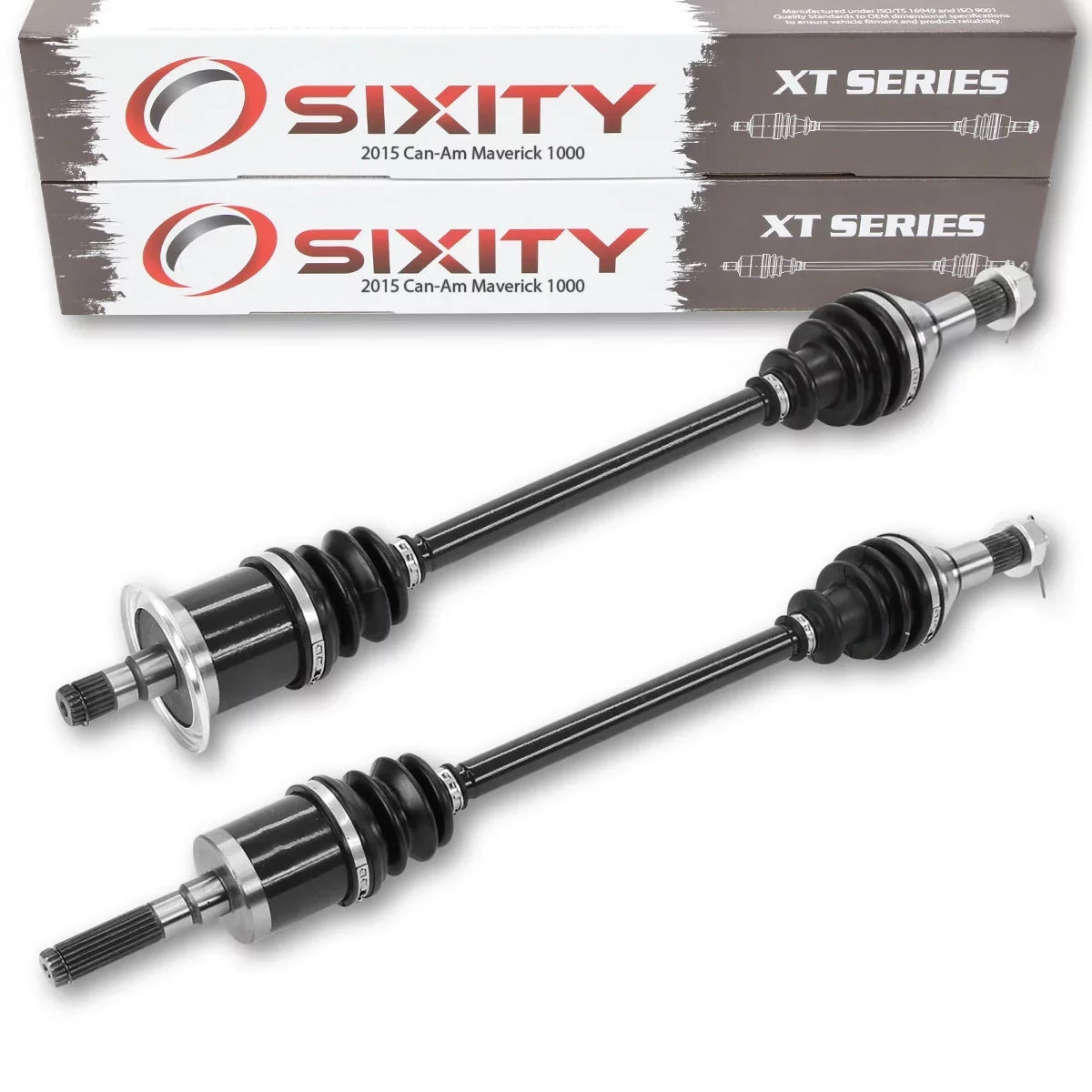 2 pc Sixity XT Front Left Right Axle suitable with Can-Am Maverick 1000 2015 - XXC 4X4