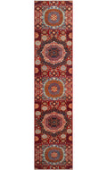 Aria Anny Red/Blue Runner, 2'9" x 12'0"
