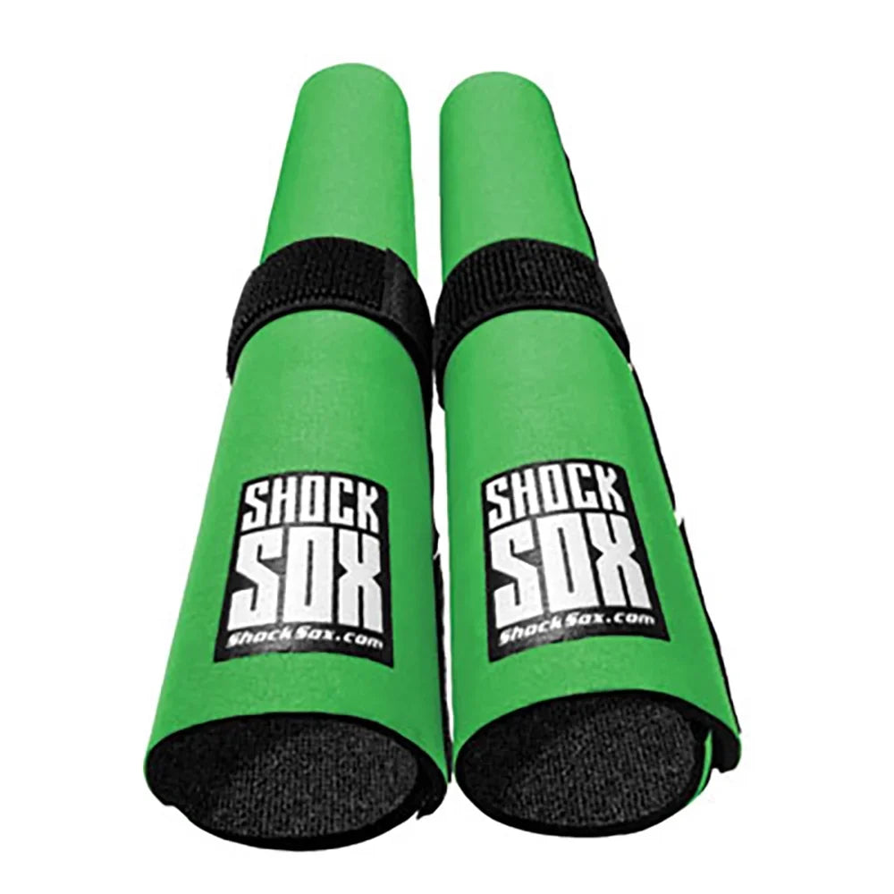 Shock Sox Fork Seal Guards 37-50mm Fork Tube 13 Green appropriate With Sherco 250 SE-R 2021