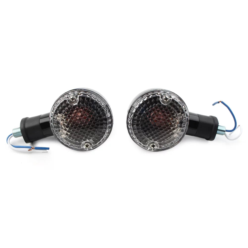 BFY 1Pair Motorcycle Turn Signal Lamp Amber Indicator Blinker Light w/ Clear shield for Yamaha Bolt XVS950 2014 2015 2016 2017 2018