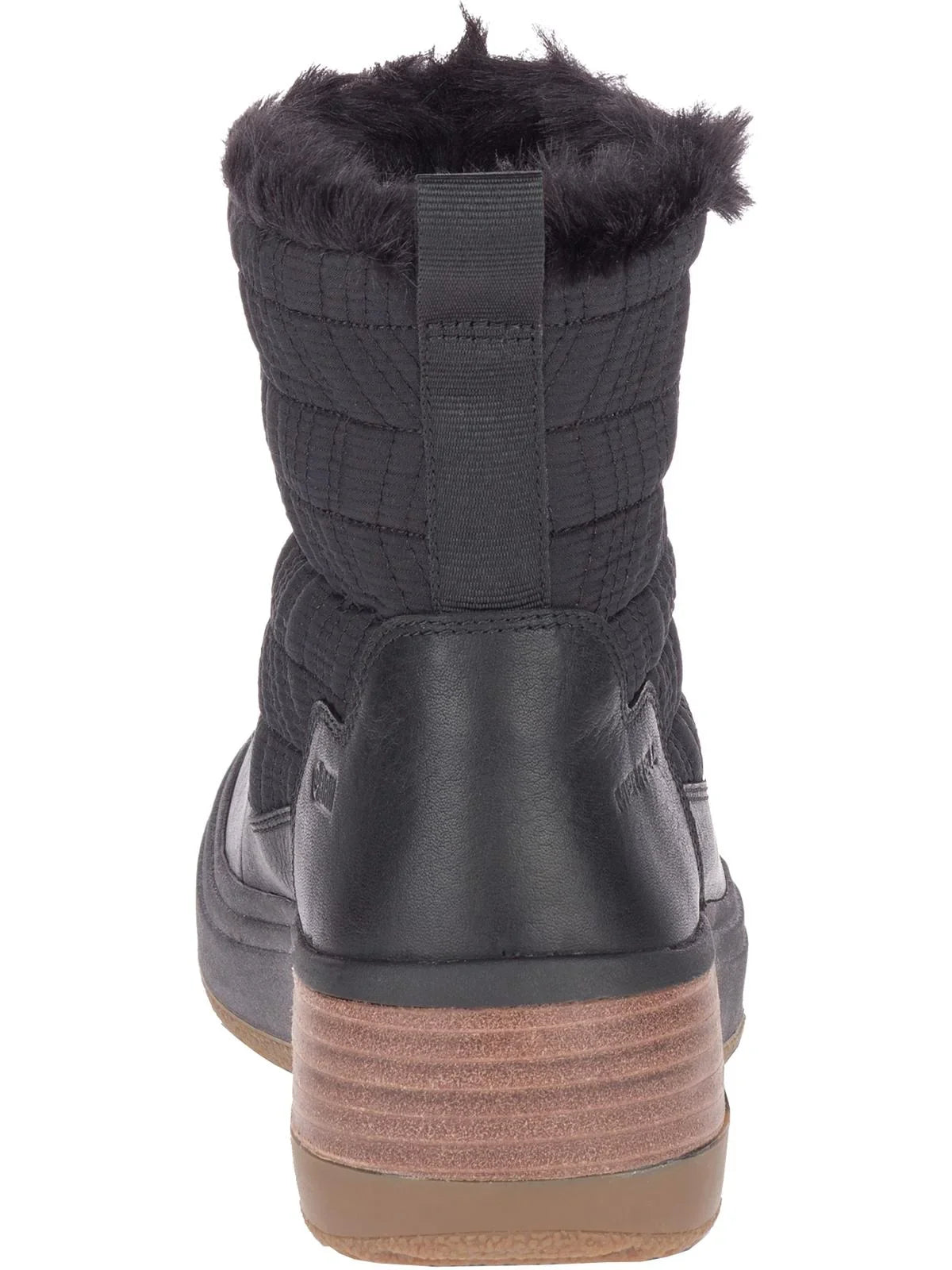 Merrell Womens Haven Bluff Leather Faux Fur Lined Winter Boots
