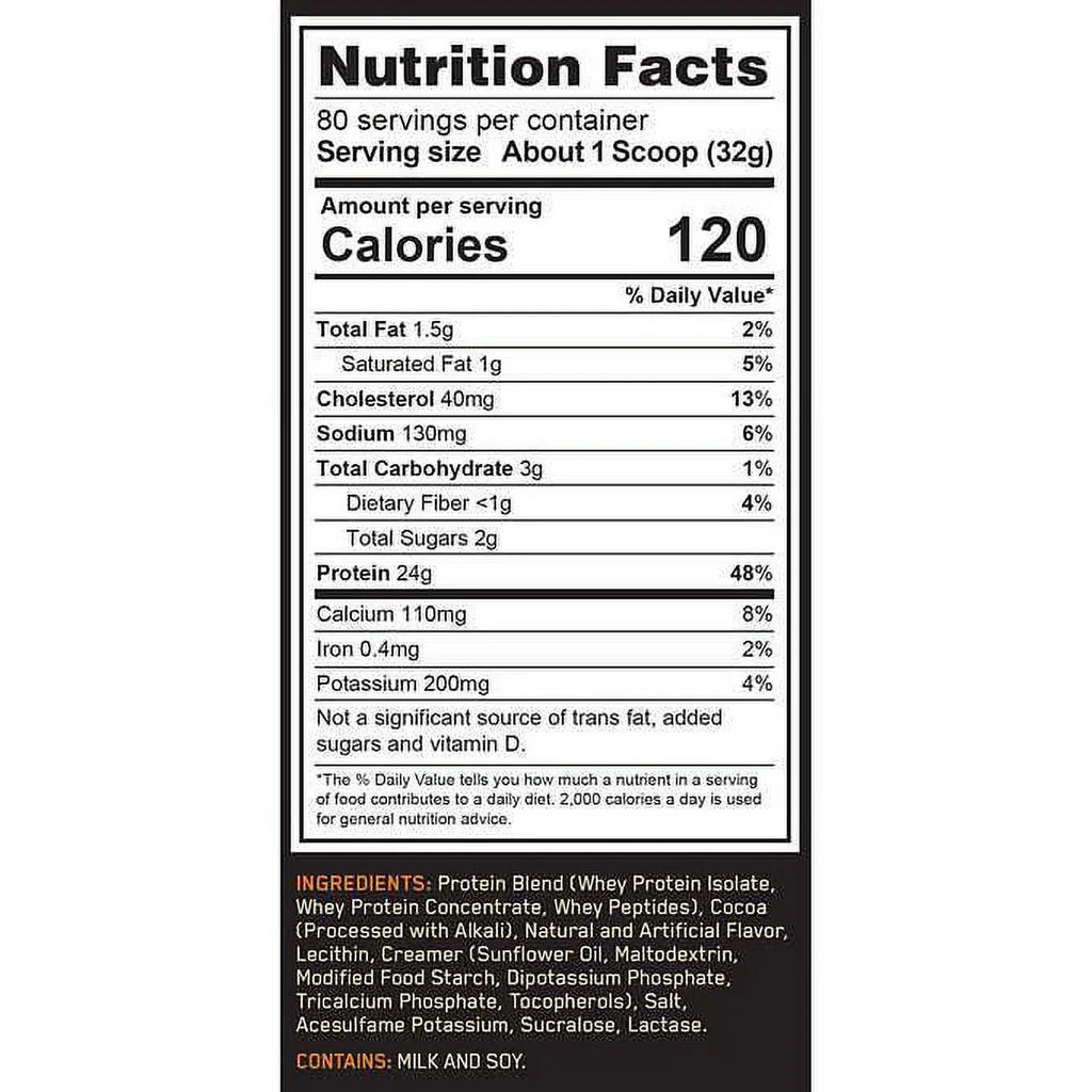 Optimum Nutrition Gold Standard 100% Whey Protein, 80 Servings